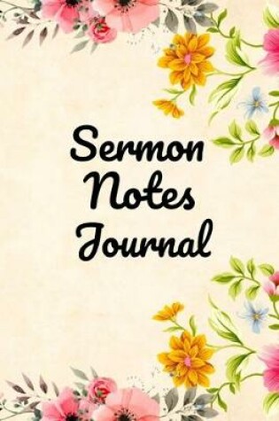 Cover of Sermon Notes Journal