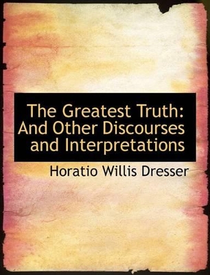 Book cover for The Greatest Truth