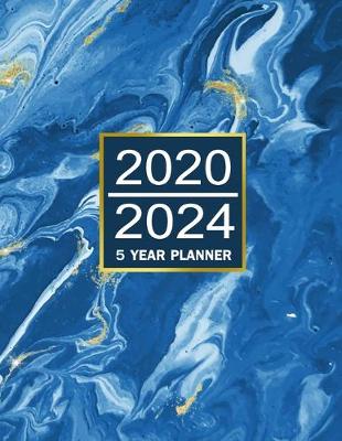 Book cover for 2020-2024 5 year planner