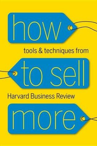 Cover of How to Sell More