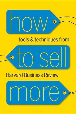 Book cover for How to Sell More