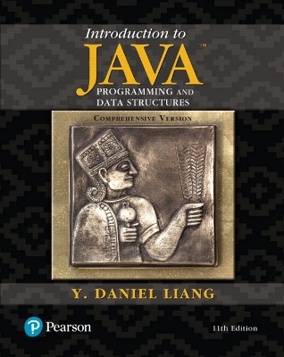 Book cover for Introduction to Java Programming and Data Structures, Comprehensive Version (Subscription)