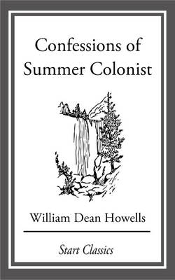 Book cover for Confessions of Summer Colonist