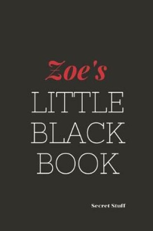 Cover of Zoe's Little Black Book