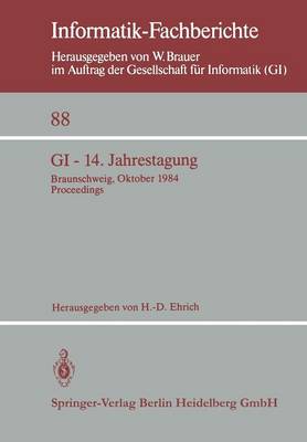 Book cover for GI -- 14. Jahrestagung