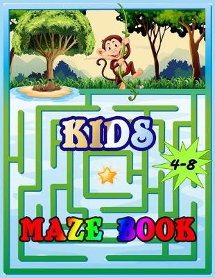 Book cover for Kids Maze Book 4-8