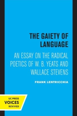 Cover of The Gaiety of Language