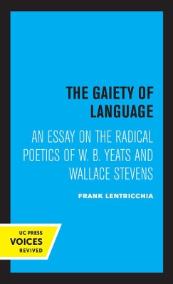 Book cover for The Gaiety of Language