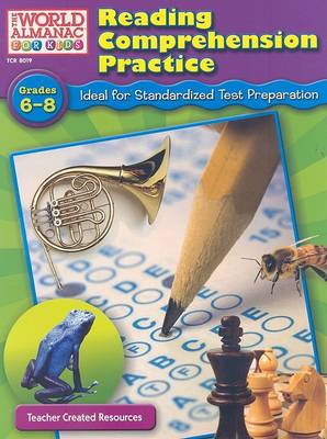Book cover for Reading Comprehension Practice, Grades 6-8