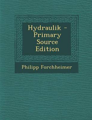 Book cover for Hydraulik