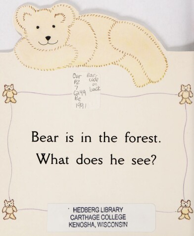 Book cover for Cartlidge Michelle : Bear in the Forest P