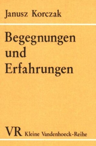 Cover of Begegnungen Und Erfahrungen