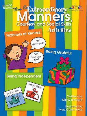 Book cover for Mrs. E's Extraordinary Manners, Courtesy and Social Skills Activities