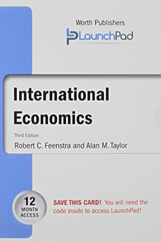 Cover of International Economics 12 month LaunchPad access card