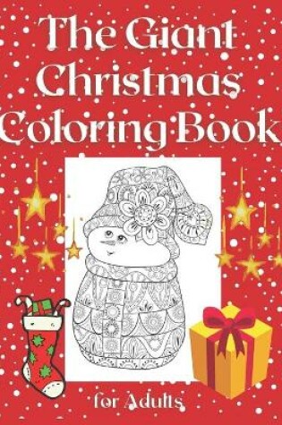 Cover of The Giant Christmas Coloring Book for Adults