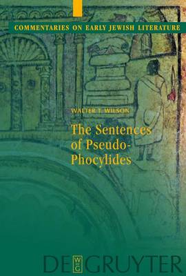 Cover of The Sentences of Pseudo-Phocylides