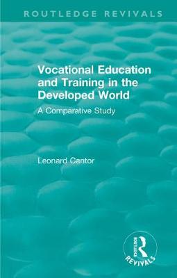 Cover of Vocational Education and Training in the Developed World (1979)