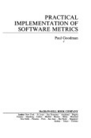 Cover of Practical Implementation of Software Metrics