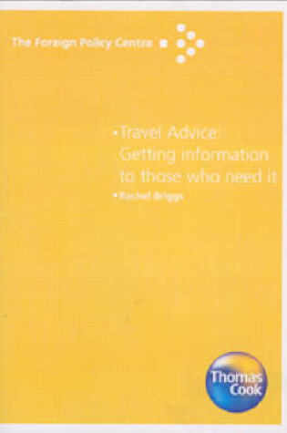 Cover of Travel Advice