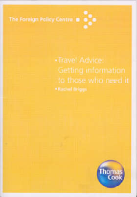 Book cover for Travel Advice