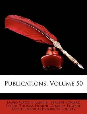 Book cover for Publications, Volume 50