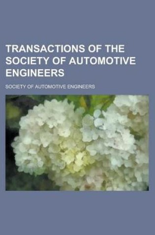 Cover of Transactions of the Society of Automotive Engineers Volume 14, PT. 2