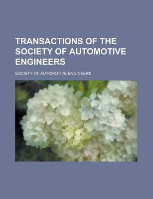 Book cover for Transactions of the Society of Automotive Engineers Volume 14, PT. 2