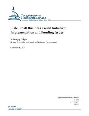 Book cover for State Small Business Credit Initiative