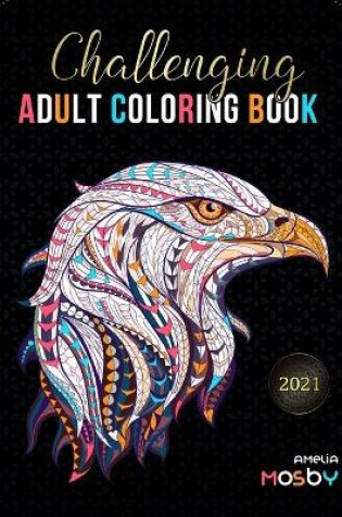 Cover of Challenging Adult Coloring Book