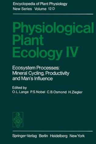 Cover of Physiological Plant Ecology IV