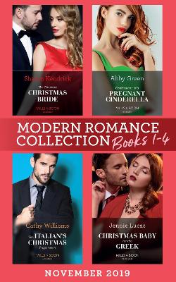 Book cover for Modern Romance November 2019 Books 1-4