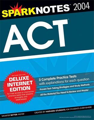 Book cover for ACT 2004 Deluxe Edition (Sparknotes Test Prep)