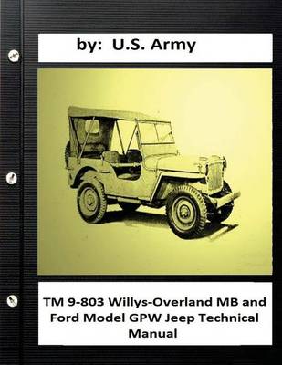 Book cover for TM 9-803 Willys-Overland MB and Ford Model GPW Jeep Technical Manual
