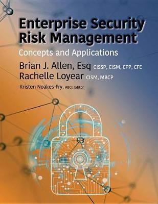 Book cover for Enterprise Security Risk Management