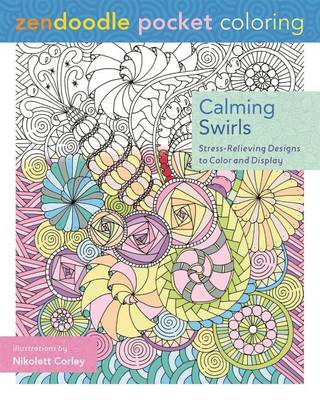 Book cover for Zendoodle Pocket Coloring: Calming Swirls