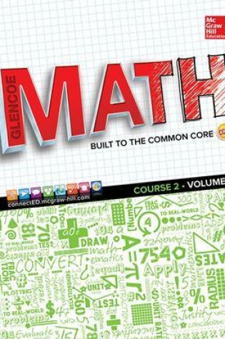 Cover of Glencoe Math, Course 2, Student Edition, Volume 2