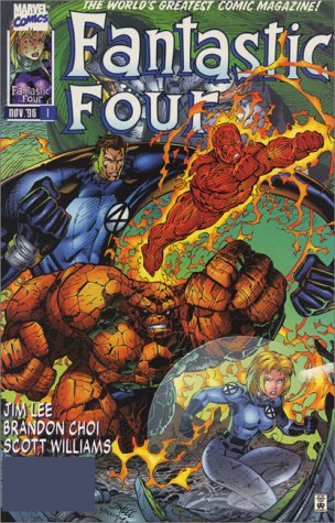 Book cover for Fantastic Four-Heroes Reborn