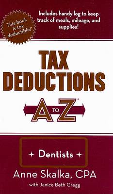 Book cover for Tax Deductions A to Z for Dentists