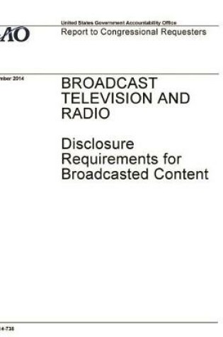 Cover of Broadcast Television and Radio