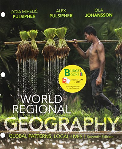 Book cover for Loose-Leaf Version for World Regional Geography 7e & Saplingplus for Pulsipher's World Regional Geography with Subregions 7e (Six Month Access)