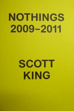 Cover of Nothings 2009-2011
