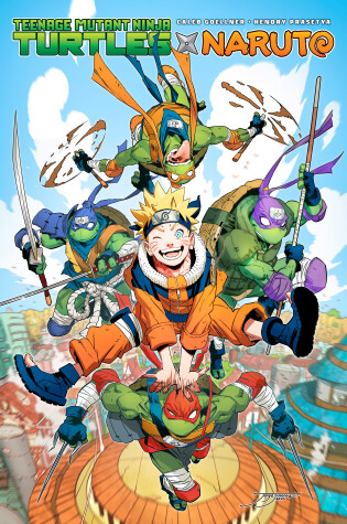 Cover of Teenage Mutant Ninja Turtles x Naruto