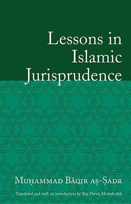 Book cover for Lessons in Islamic Jurisprudence