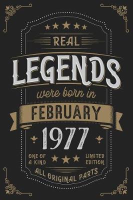 Book cover for Real Legendes were born in February 1977