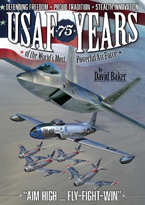 Book cover for USAF - 75 Years of the World's Most Powerful Air Force
