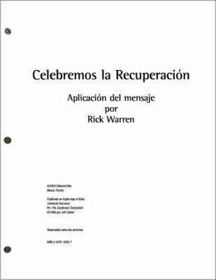Book cover for Celebremos la Recuperacion