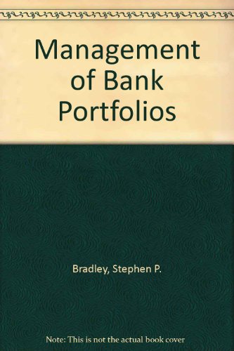 Book cover for Management of Bank Portfolios