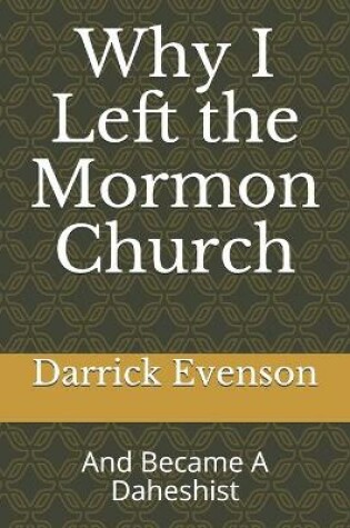 Cover of Why I Left the Mormon Church