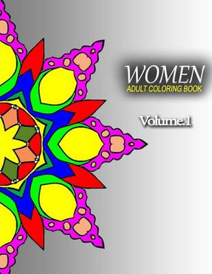 Book cover for WOMEN ADULT COLORING BOOKS - Vol.1