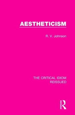 Cover of Aestheticism